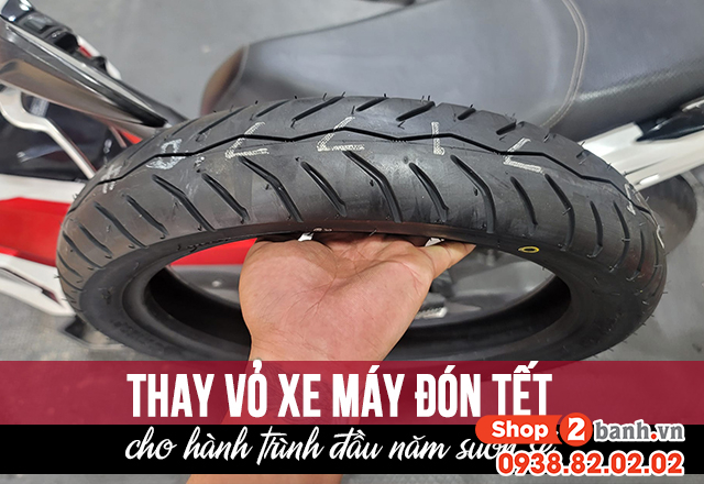 Thay vỏ xe máy đón tết cho hành trình đầu năm suôn sẻ - 1