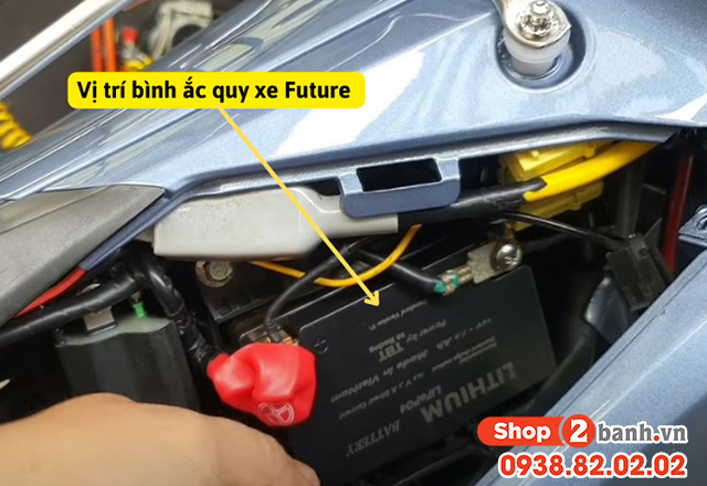 Bình xe future nằm ở đâu cách thay ắc quy future fi 125 - 2