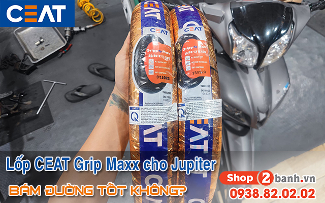 Lốp ceat cho xe jupiter có bám đường không giá bao nhiêu - 1