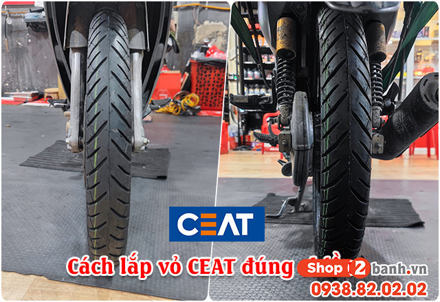Cách gắn vỏ ceat đúng chiều để xe chạy êm bám đường tốt - 1
