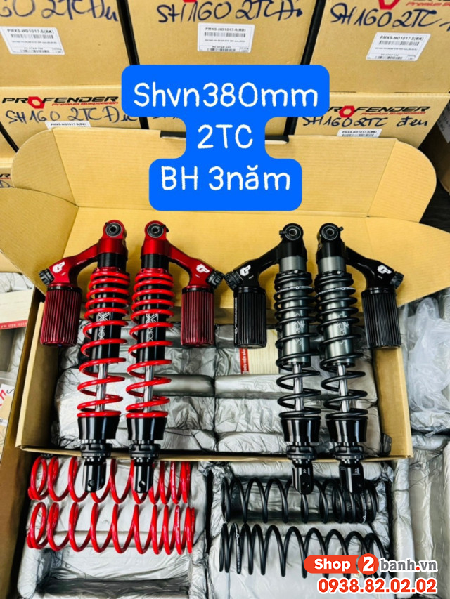 Phuộc profender x series cho shvn cao 380mm chính hãng - 1