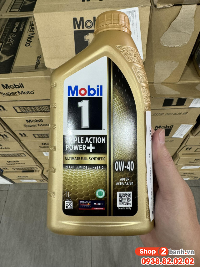 Nhớt mobil 1 0w40 1l - 1