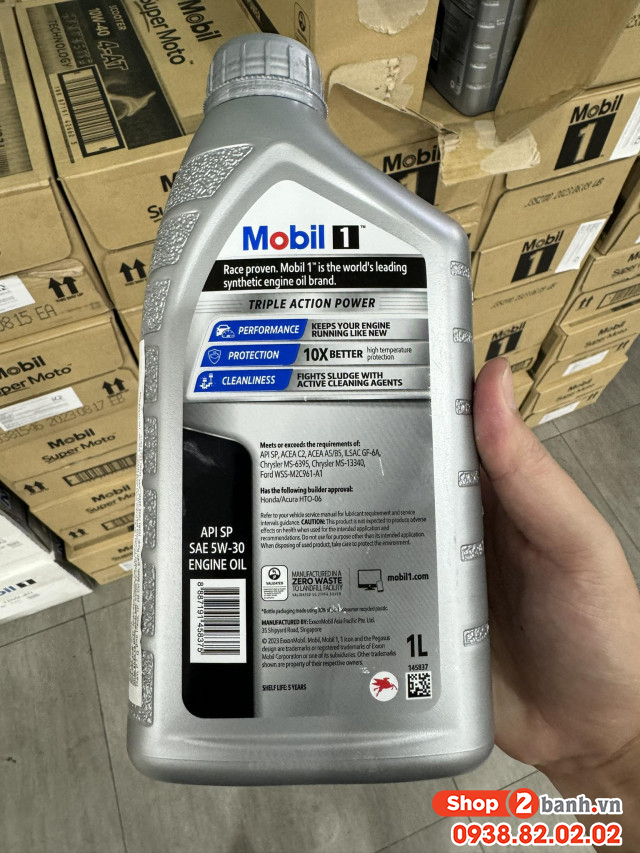 Nhớt mobil 1 5w30 1l - 2