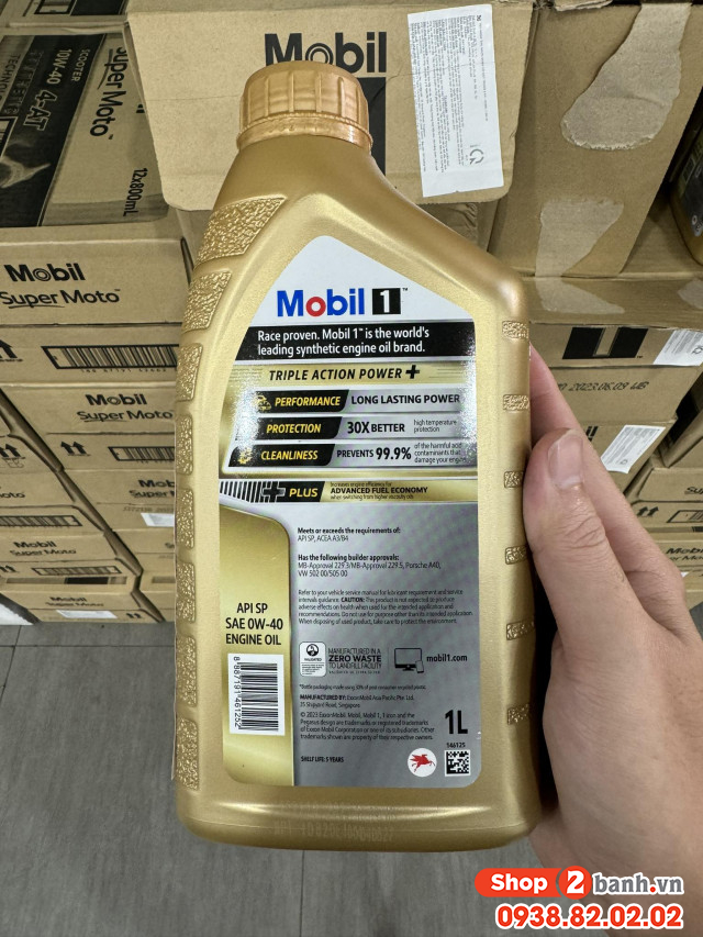 Nhớt mobil 1 0w40 1l - 2