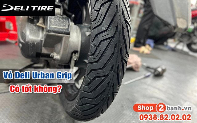 Vỏ deli urban grip có tốt không dùng cho xe máy nào phù hợp - 1