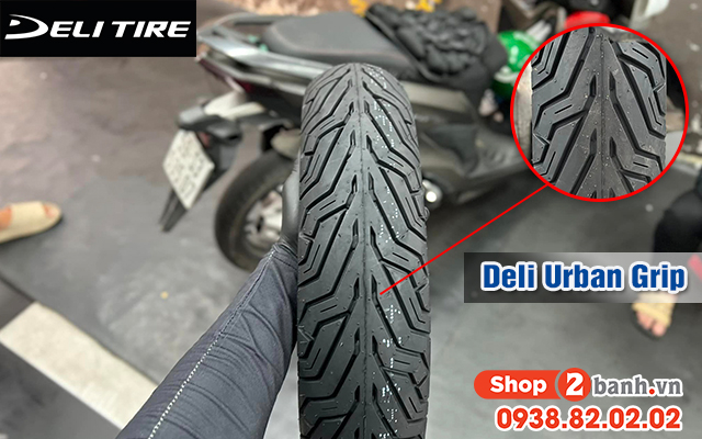 Vỏ deli urban grip có tốt không dùng cho xe máy nào phù hợp - 3