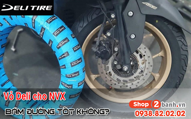 Xe nvx thay vỏ deli urban grip bám đường có tốt không  - 1