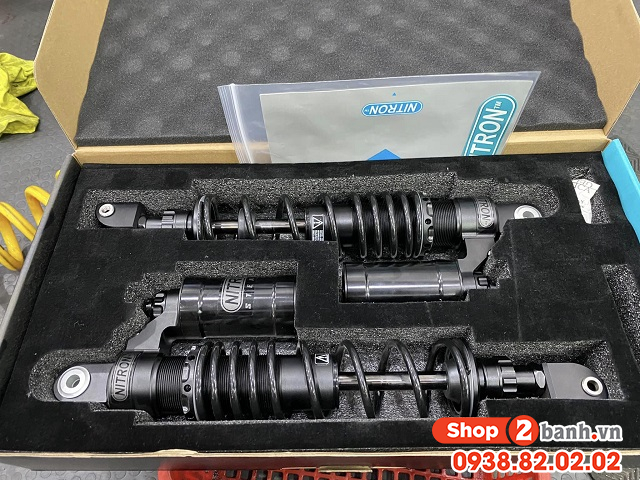 Phuộc nitron bình dầu full black cho shvn chính hãng việt nam - 3