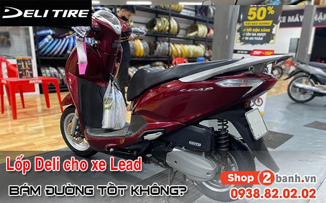 Lốp deli cho xe honda lead bám đường có tốt không  - 1