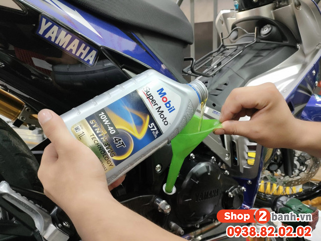 Nhớt mobil super moto 10w40 1l - 3