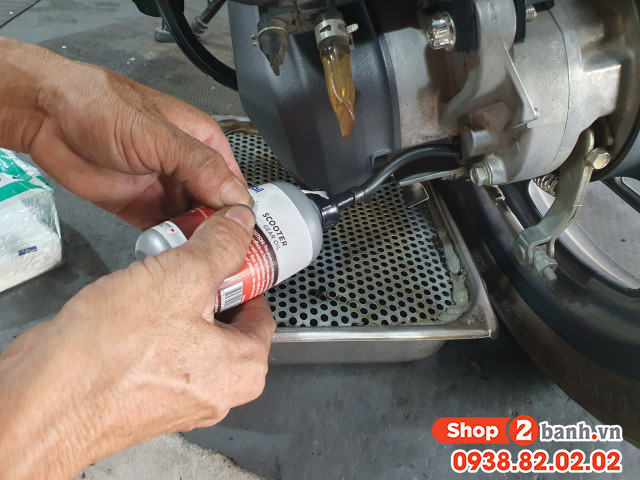 Nhớt lap nhớt hộp số xe ga mobil super moto 80w90 120ml - 5