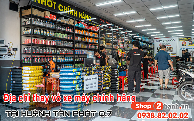 Địa chỉ thay vỏ lốp xe máy tại phường phú thuận giá tốt - 1