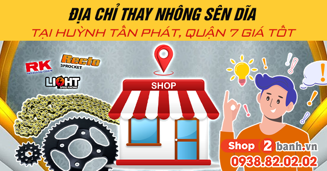 Địa chỉ thay nhông sên dĩa tại huỳnh tấn phát tphcm giá tốt - 1