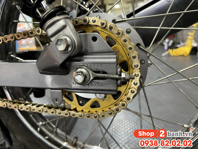 Bộ nhông sên dĩa x1r cho sirius 114l vàng - 3