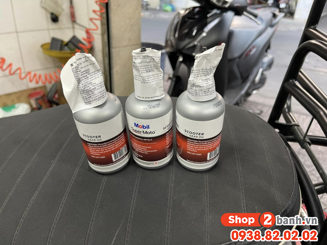 Nhớt lap nhớt hộp số xe ga mobil super moto 80w90 120ml - 1