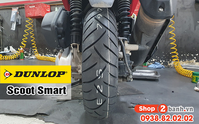 Adv 160 thay lốp dunlop scoot smart bám đường có tốt không  - 3