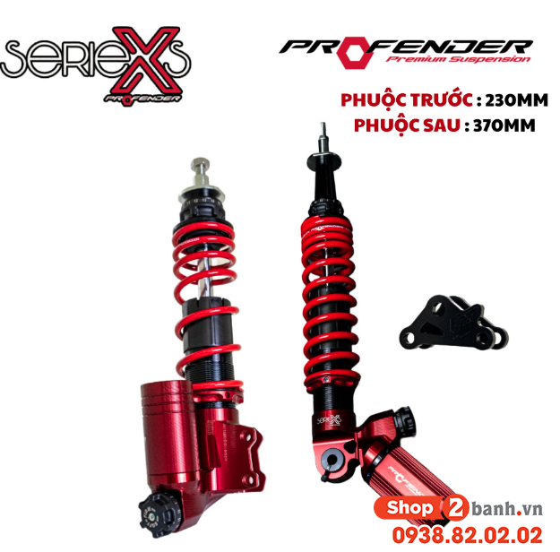 Phuộc profender x series trước sau cho vespa - 2