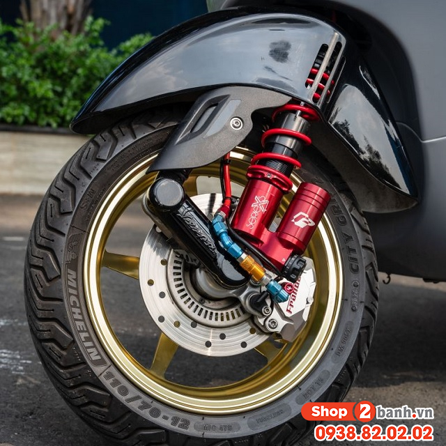 Phuộc profender x series trước sau cho vespa - 6