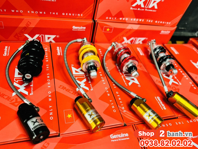 Phuộc x1r bình dầu cho exciter 135 chính hãng - 1