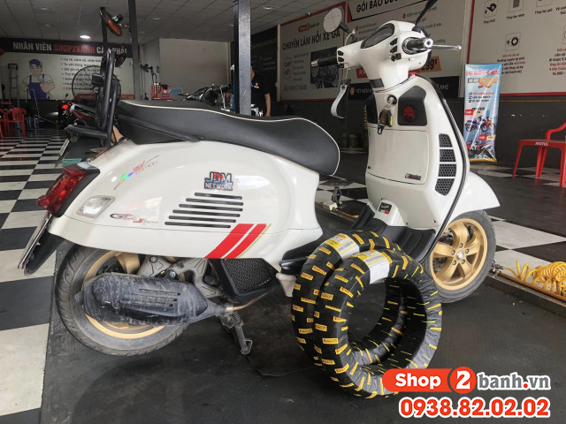 Lốp xe vespa gts có vết nứt phải làm sao thay lốp mới bao nhiêu tiền - 3