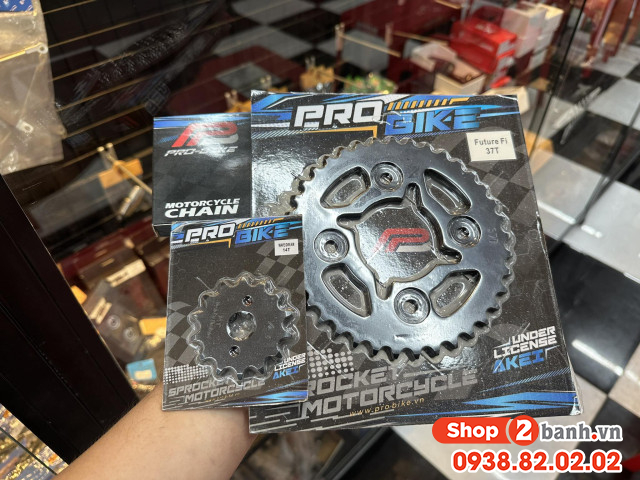 Bộ nhông sên dĩa pro-bike cho future fi future led - 1