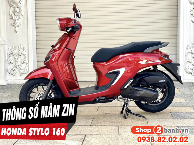 Thông số mâm zin honda stylo 160 là bao nhiêu  - 1