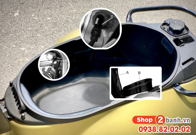 Bugi xe vespa gts nằm ở đâu nên thay bugi gts loại nào đúng chuẩn - 2