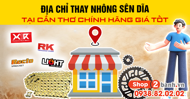 Địa chỉ thay nhông sên dĩa tại cần thơ chính hãng giá tốt - 1