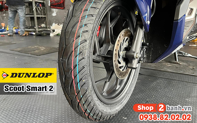 Yamaha nvx thay lốp dunlop scoot smart 2 bám đường có tốt không  - 2