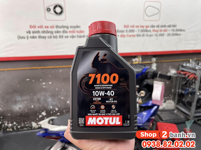 Nhớt motul 7100 10w40 4t 1l - 3