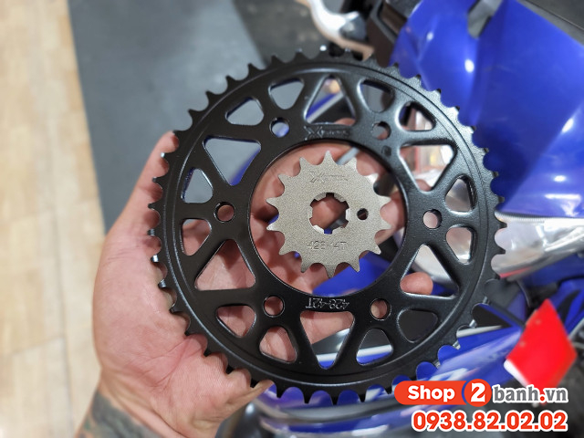 Bộ nhông sên dĩa x1r cho exciter 150 122l đen - 4