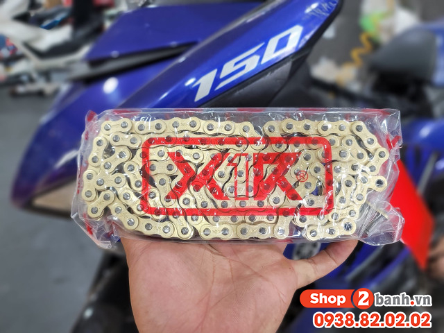 Bộ nhông sên dĩa x1r cho exciter 150 122l đen - 5