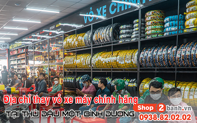 Địa chỉ thay vỏ lốp xe máy tại phường thủ dầu một giá tốt - 1