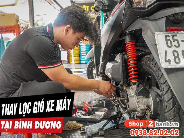 Thay lọc gió xe máy ở đâu tại bình dương uy tín - 1