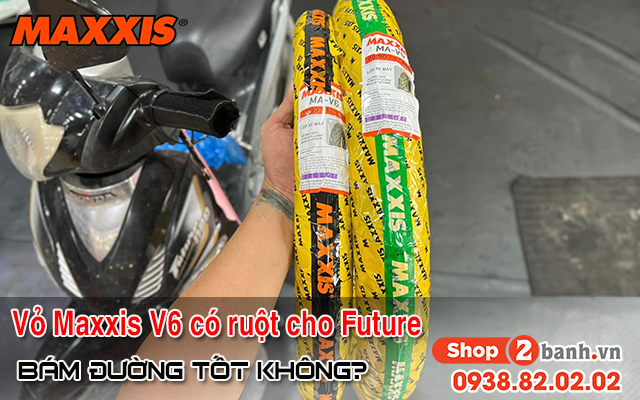 Vỏ maxxis v6 có ruột cho future có bám đường tốt không - 1