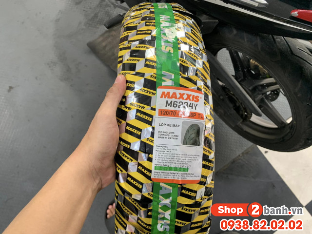 Exciter 155 thay vỏ maxxis m6234 có bám đường tốt không  - 2