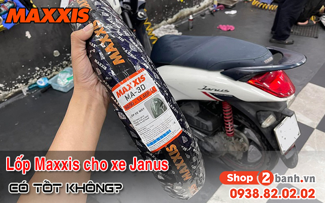 Janus thay vỏ maxxis gai kim cương 3d có bám đường tốt không  - 1