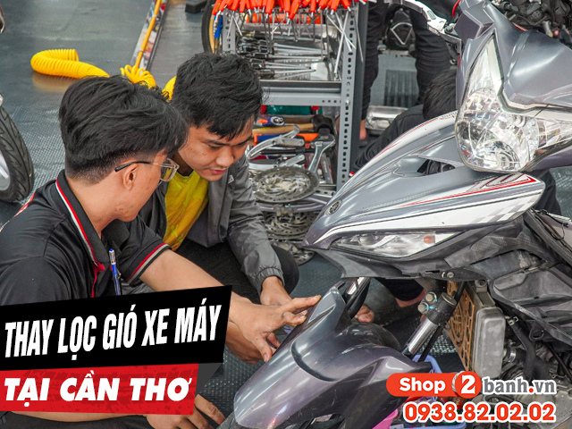 Thay lọc gió xe máy ở đâu tại cần thơ uy tín - 1
