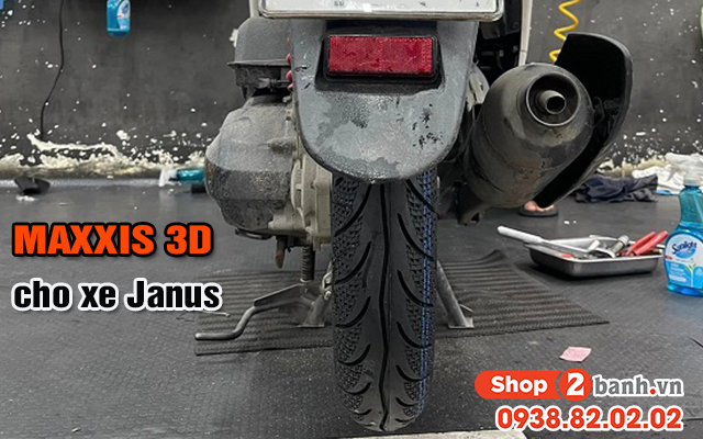 Janus thay vỏ maxxis gai kim cương 3d có bám đường tốt không  - 3