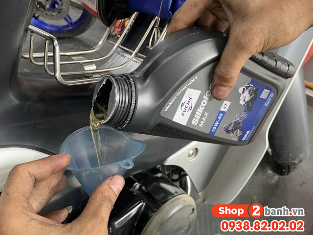  nhớt fuchs silkolene max 10w40 4t 1l - 3