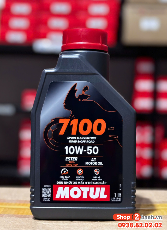 Nhớt motul 7100 10w50 4t 1l - 1