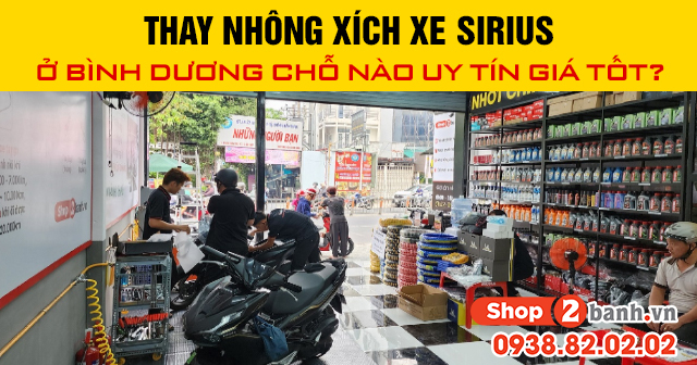 Thay nhông xích xe sirius ở bình dương chỗ nào uy tín giá tốt - 1