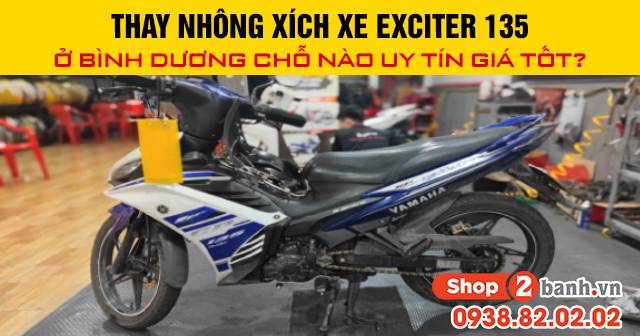 Thay nhông xích xe exciter 135 ở bình dương chỗ nào uy tín giá tốt - 1