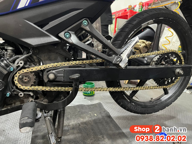 Bộ nhông sên dĩa x1r cho exciter 150 122l đen - 2