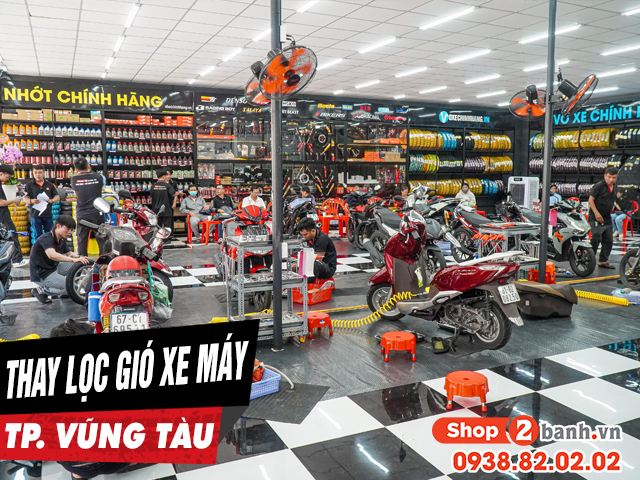 Thay lọc gió xe máy ở đâu tại vũng tàu uy tín - 1