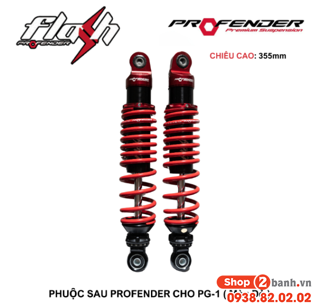 Phuộc profender flash series cho yamaha pg-1 chính hãng - 1