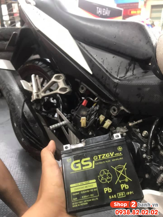 Bình ắc quy gs gtz6v - 6