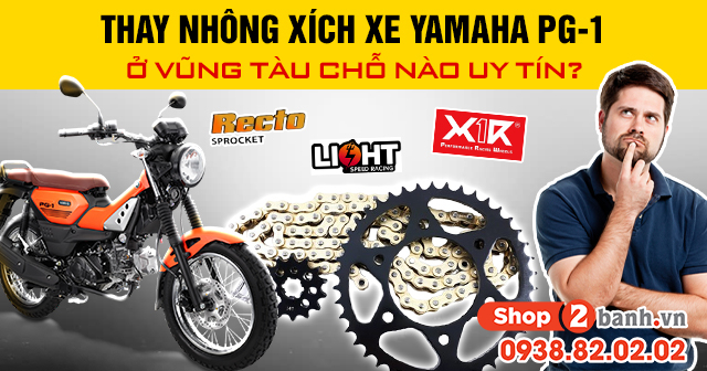 Thay nhông xích xe yamaha pg-1 ở vũng tàu chỗ nào uy tín - 1