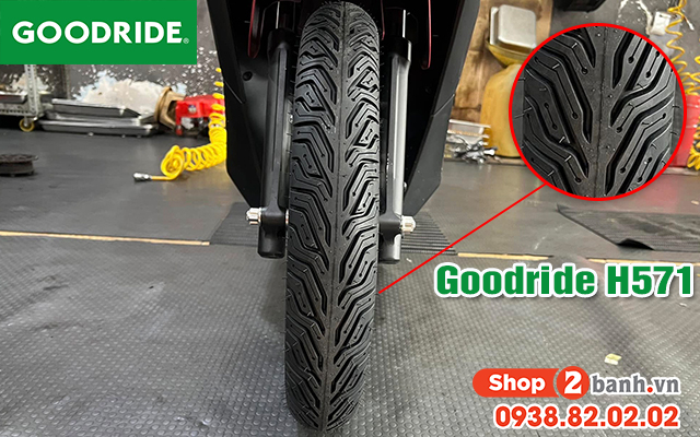 Vỏ goodride h571 có tốt không dùng cho xe máy nào phù hợp - 3