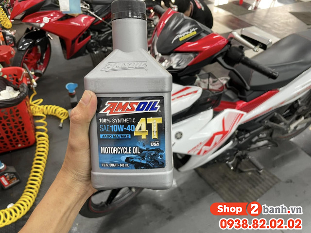 Nhớt amsoil 10w40 performance 946ml - 6